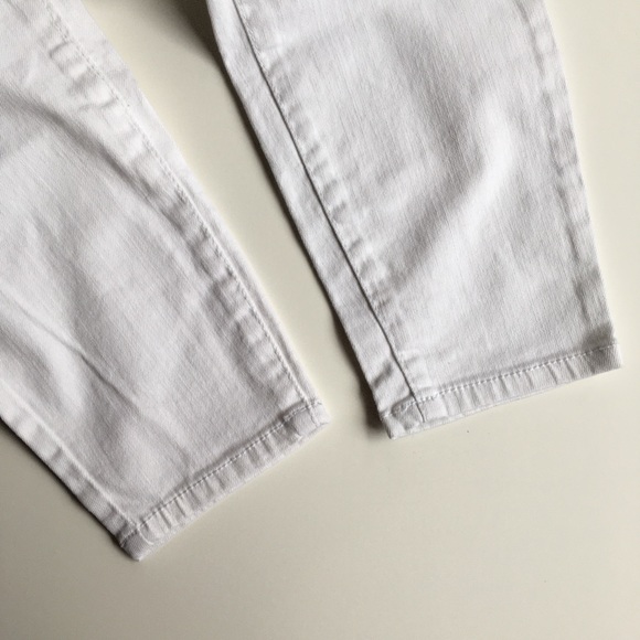Rachel Roy Women Size 30 Crop Skinny White Jeans - Picture 7 of 10
